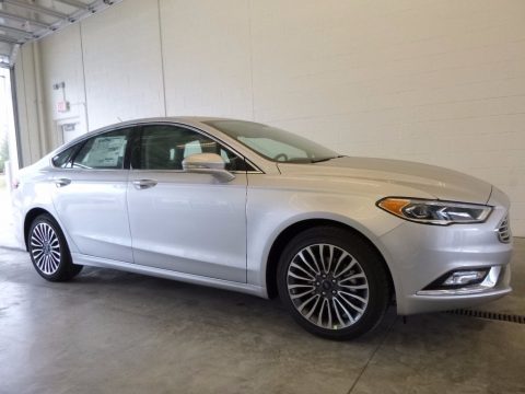 Ingot Silver Ford Fusion SE AWD.  Click to enlarge.