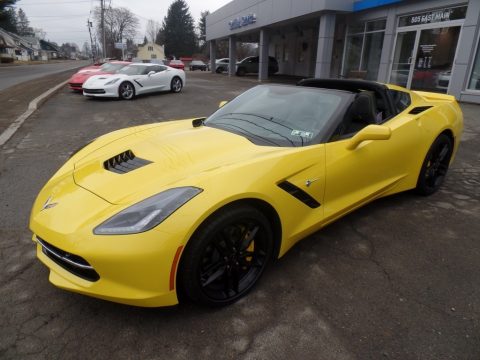Corvette Racing Yellow Tintcoat Chevrolet Corvette Stingray Coupe.  Click to enlarge.