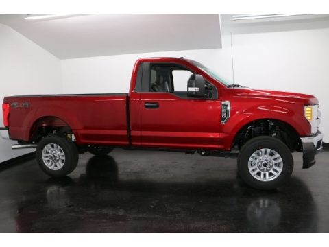 Ruby Red Ford F250 Super Duty XLT Regular Cab 4x4.  Click to enlarge.