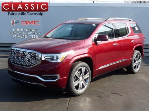 Crimson Red Tintcoat GMC Acadia Denali AWD. Click to enlarge. Crimson Red Tintcoat GMC Acadia Denali AWD. Click to enlarge.