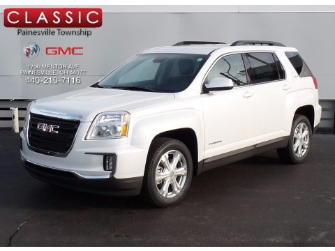 White Frost Tricoat GMC Terrain SLE AWD.  Click to enlarge.