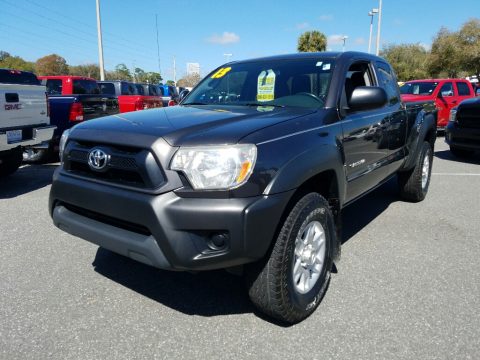 Magnetic Gray Metallic Toyota Tacoma Prerunner Access Cab.  Click to enlarge.
