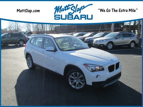 Alpine White BMW X1 xDrive 28i. Click to enlarge. Alpine White BMW X1 xDrive 28i. Click to enlarge.