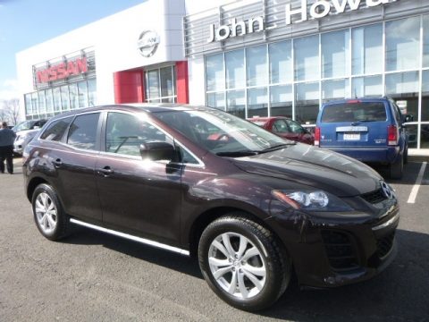 Black Cherry Mica Mazda CX-7 s Touring AWD.  Click to enlarge.