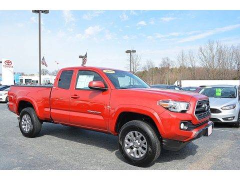 Barcelona Red Metallic Toyota Tacoma SR5 Access Cab.  Click to enlarge.