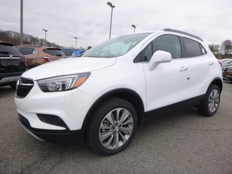 Summit White Buick Encore Preferred AWD.  Click to enlarge.