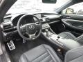  2017 Lexus RC Black Interior #9