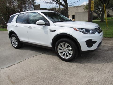 Fuji White Land Rover Discovery Sport SE 4WD.  Click to enlarge.