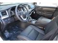  2017 Toyota Highlander Black Interior #5