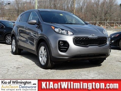 Mineral Silver Kia Sportage LX AWD.  Click to enlarge.