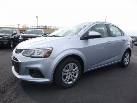 Arctic Blue Metallic Chevrolet Sonic LS Sedan.  Click to enlarge.