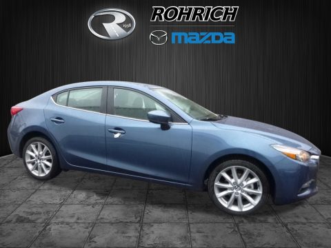 Eternal Blue Mica Mazda MAZDA3 Touring 4 Door.  Click to enlarge.