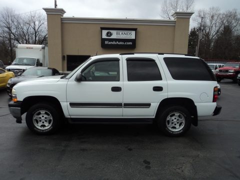 Summit White Chevrolet Tahoe LS.  Click to enlarge.