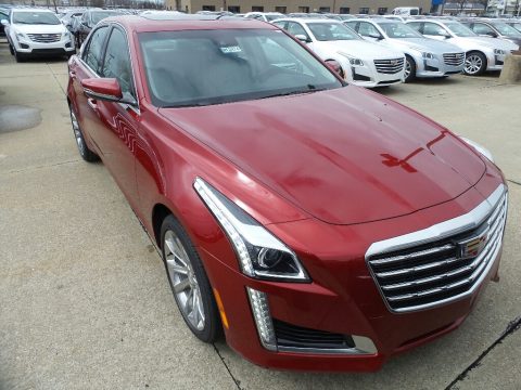 Red Obsession Tintcoat Cadillac CTS Luxury AWD.  Click to enlarge.