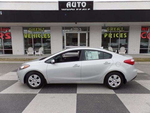 Silky Silver Kia Forte LX Sedan.  Click to enlarge.