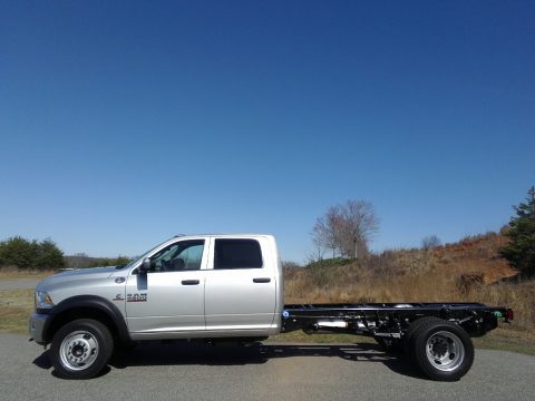 Bright Silver Metallic Ram 4500 Tradesman Crew Cab 4x4 Chassis.  Click to enlarge.