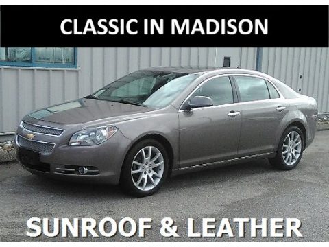 Mocha Steel Metallic Chevrolet Malibu LTZ Sedan.  Click to enlarge.