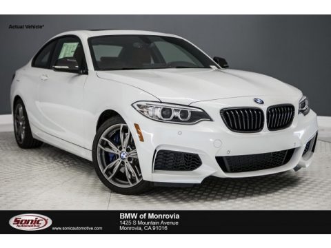 Mineral White Metallic BMW 2 Series M240i Coupe.  Click to enlarge.