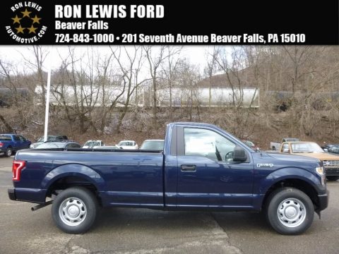 Blue Jeans Ford F150 XL Regular Cab.  Click to enlarge.