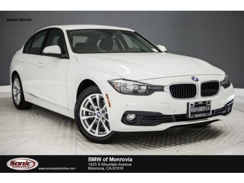 Alpine White BMW 3 Series 320i Sedan.  Click to enlarge.