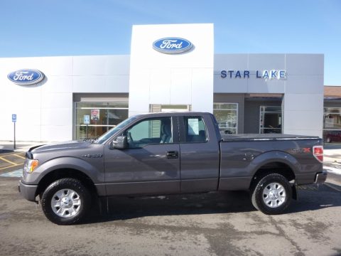 Sterling Gray Metallic Ford F150 STX SuperCab 4x4.  Click to enlarge.