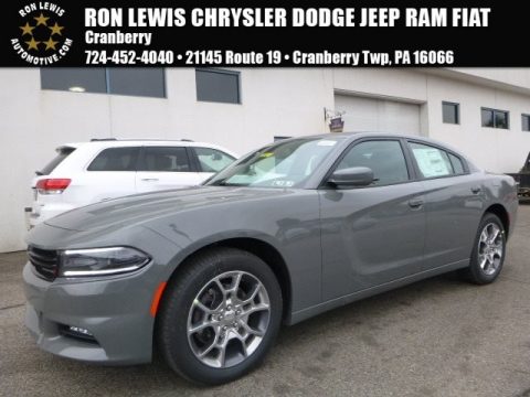 Destroyer Grey Dodge Charger SXT AWD.  Click to enlarge.