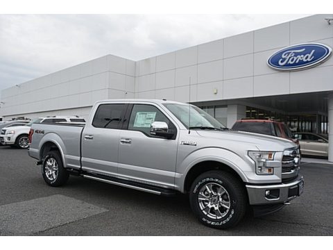 Ingot Silver Ford F150 Lariat SuperCrew 4X4.  Click to enlarge.