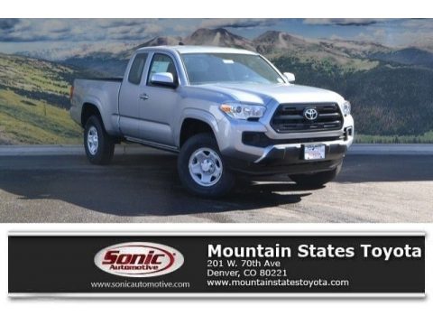 Silver Sky Metallic Toyota Tacoma SR Access Cab 4x4.  Click to enlarge.