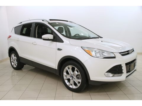 White Platinum Ford Escape Titanium 2.0L EcoBoost.  Click to enlarge.