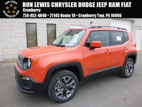 Omaha Orange Jeep Renegade Latitude 4x4.  Click to enlarge.