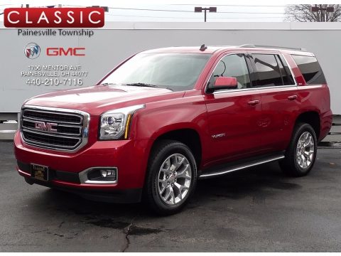 Crystal Red Tintcoat GMC Yukon SLT 4WD.  Click to enlarge.