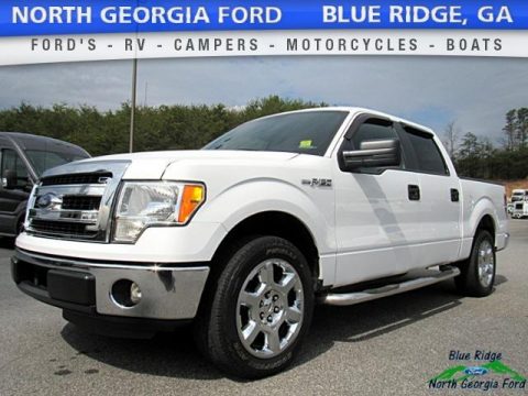 Oxford White Ford F150 XLT SuperCrew.  Click to enlarge.