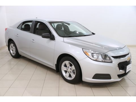 Silver Ice Metallic Chevrolet Malibu LS.  Click to enlarge.