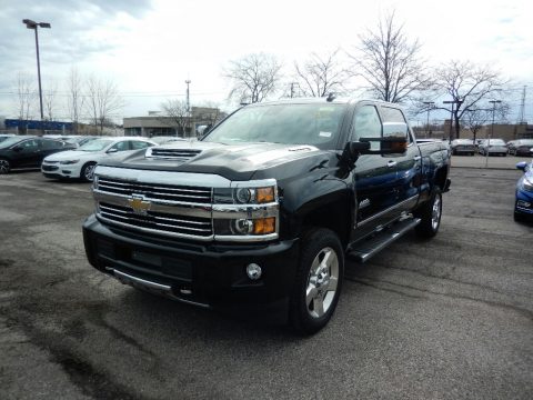 Black Chevrolet Silverado 2500HD High Country Crew Cab 4x4.  Click to enlarge.
