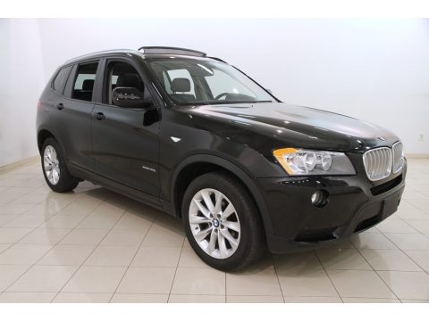 Jet Black BMW X3 xDrive28i.  Click to enlarge.