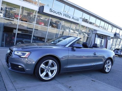 Monsoon Gray Metallic Audi A5 2.0T quattro Cabriolet. Click to enlarge. Monsoon Gray Metallic Audi A5 2.0T quattro Cabriolet. Click to enlarge.