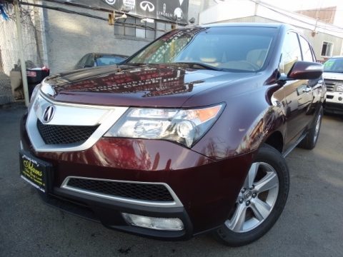 Dark Cherry Pearl Acura MDX Technology.  Click to enlarge.