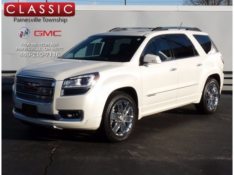 White Diamond Tricoat GMC Acadia Denali AWD.  Click to enlarge.