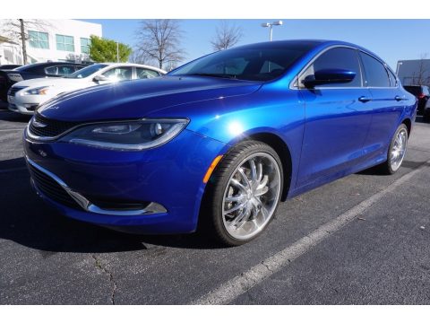 Vivid Blue Pearl Chrysler 200 Limited.  Click to enlarge.