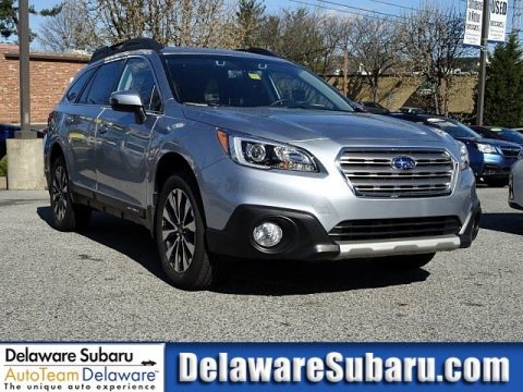 Ice Silver Metallic Subaru Outback 2.5i Limited.  Click to enlarge.