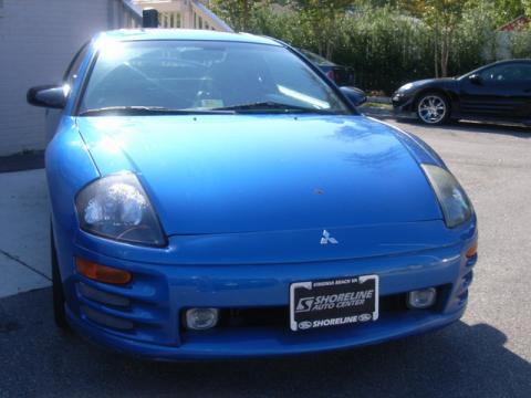 Chrome Blue Pearl Mitsubishi Eclipse GT Coupe.  Click to enlarge.