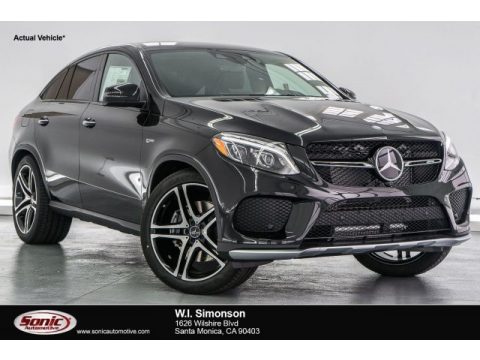 Obsidian Black Metallic Mercedes-Benz GLE 43 AMG 4Matic Coupe.  Click to enlarge.