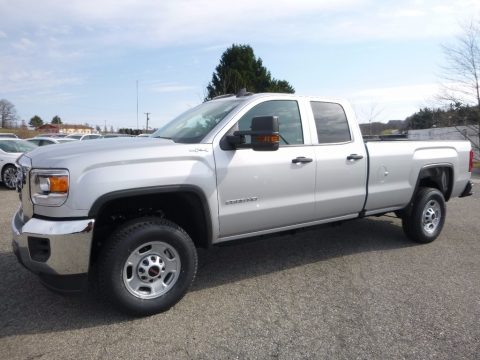 Quicksilver Metallic GMC Sierra 2500HD Double Cab 4x4.  Click to enlarge.