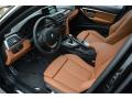  2017 BMW 3 Series Saddle Brown Interior #10