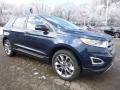 Front 3/4 View of 2017 Ford Edge Titanium AWD #8
