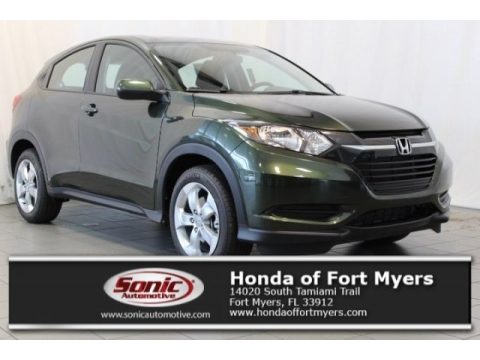 Misty Green Pearl Honda HR-V LX.  Click to enlarge.