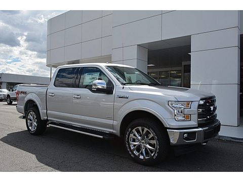 Ingot Silver Ford F150 Lariat SuperCrew 4X4.  Click to enlarge.