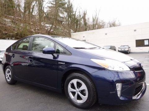Nautical Blue Metallic Toyota Prius Two Hybrid.  Click to enlarge.
