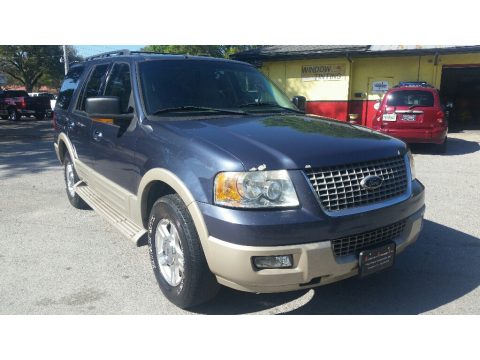 Medium Wedgewood Blue Metallic Ford Expedition Eddie Bauer.  Click to enlarge.