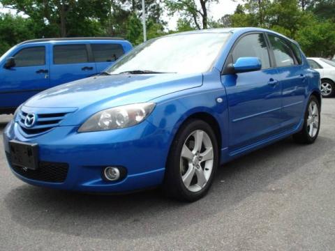 Winning Blue Mica Mazda MAZDA3 s Hatchback.  Click to enlarge.